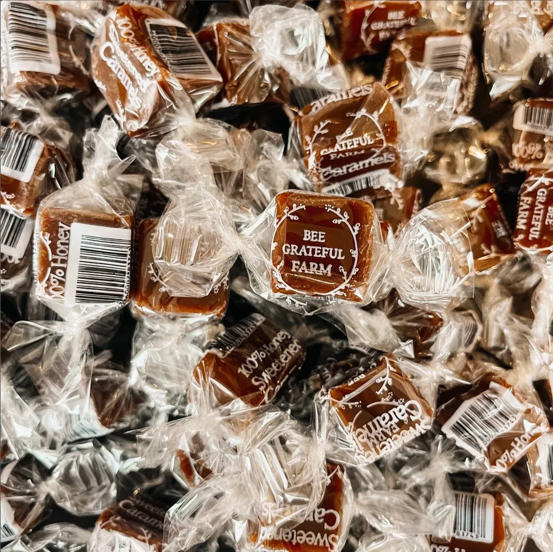 Lavender Honey Caramels - 2# - 80 Pieces