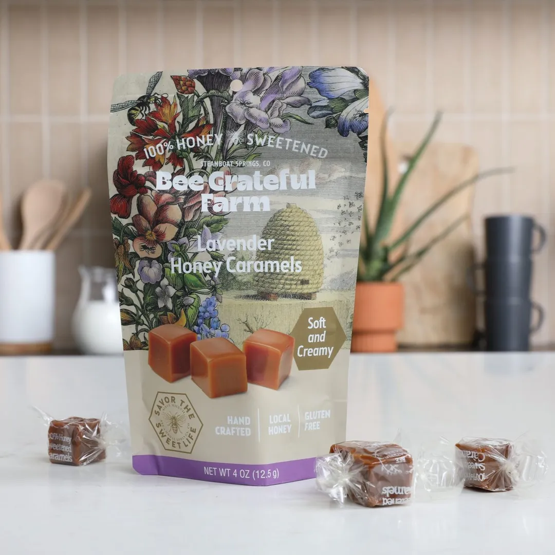 Lavender Honey Caramels (12 Units)