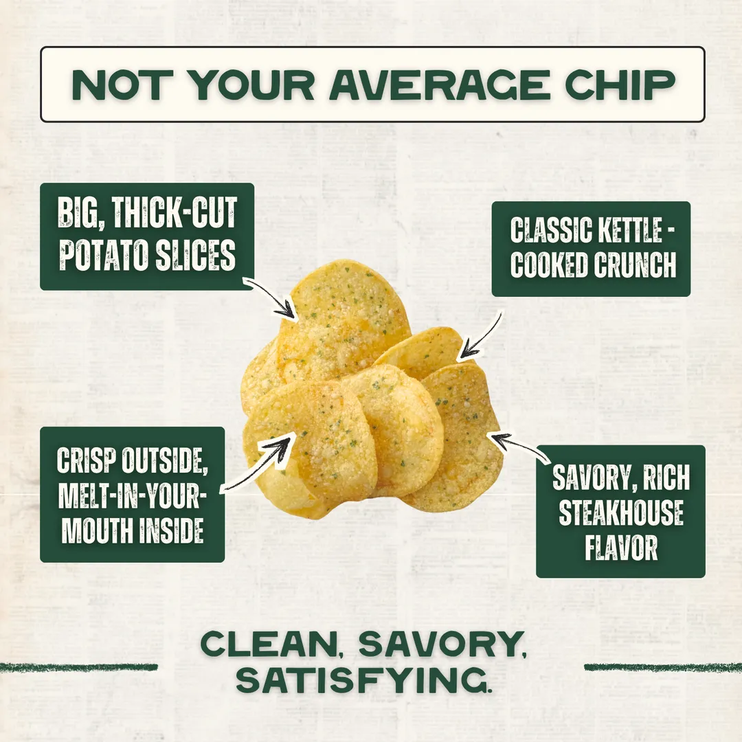 Beef Tallow Potato Chips - Sour Cream N' Onion 