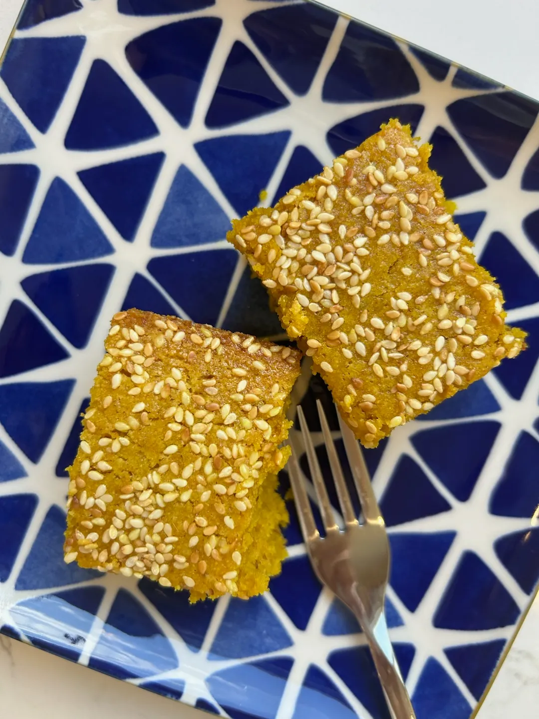 Turmeric Semolina Cake