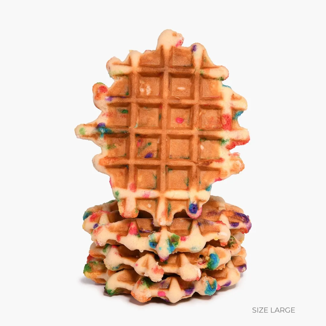 Belgian Waffle – Crunchy Birthday (Medium)