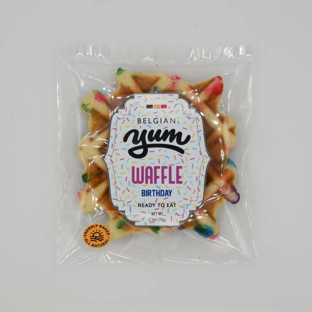 Belgian Waffle – Crunchy Birthday (Medium)