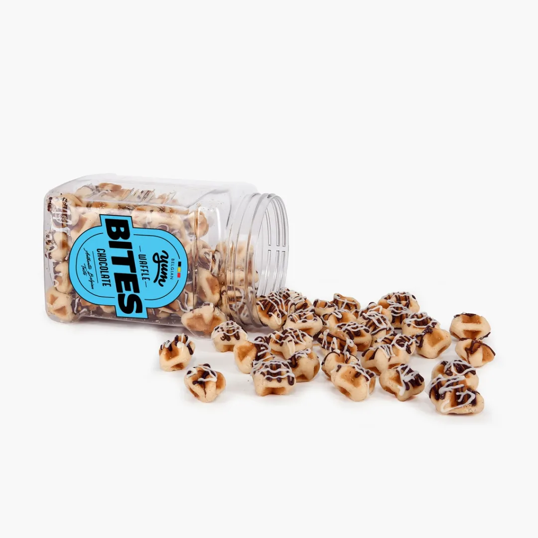 Belgian Waffle Bites 25oz – Chocolate