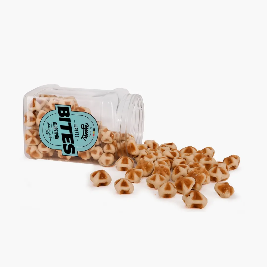 Belgian Waffle Bites 25oz – Marzipan