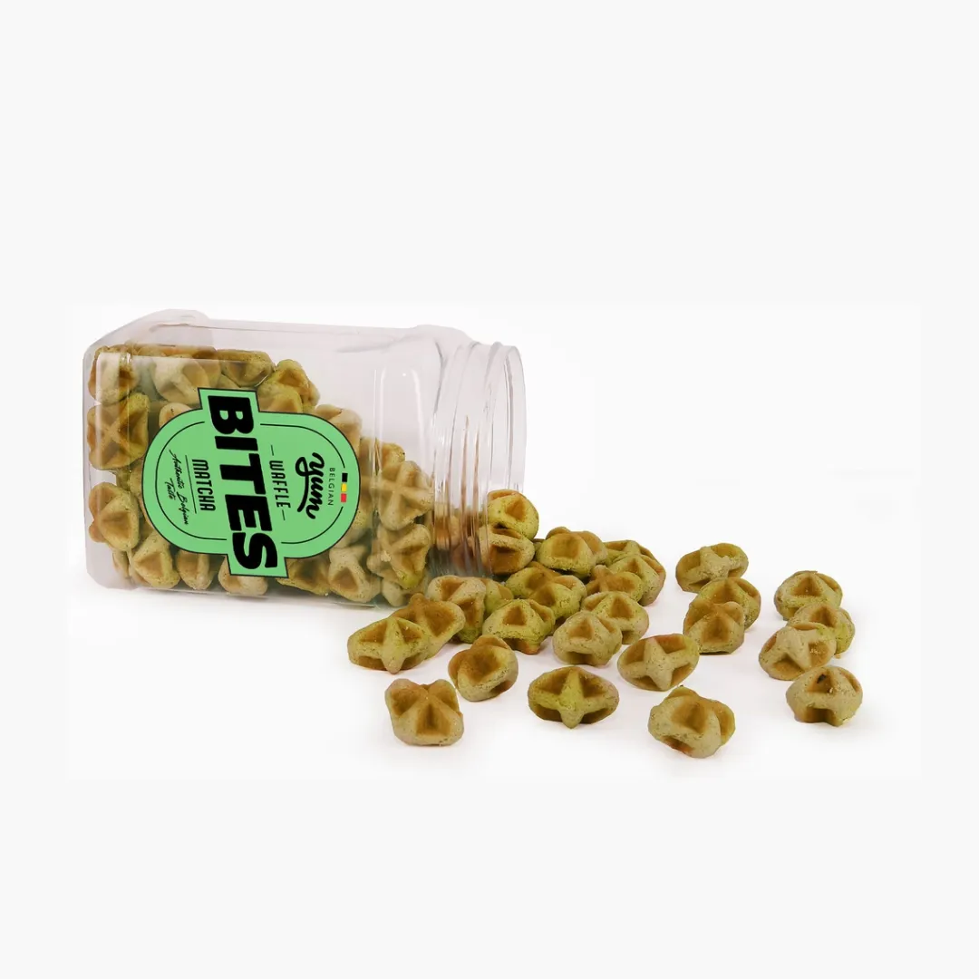 Belgian Waffle Bites 25oz – Matcha