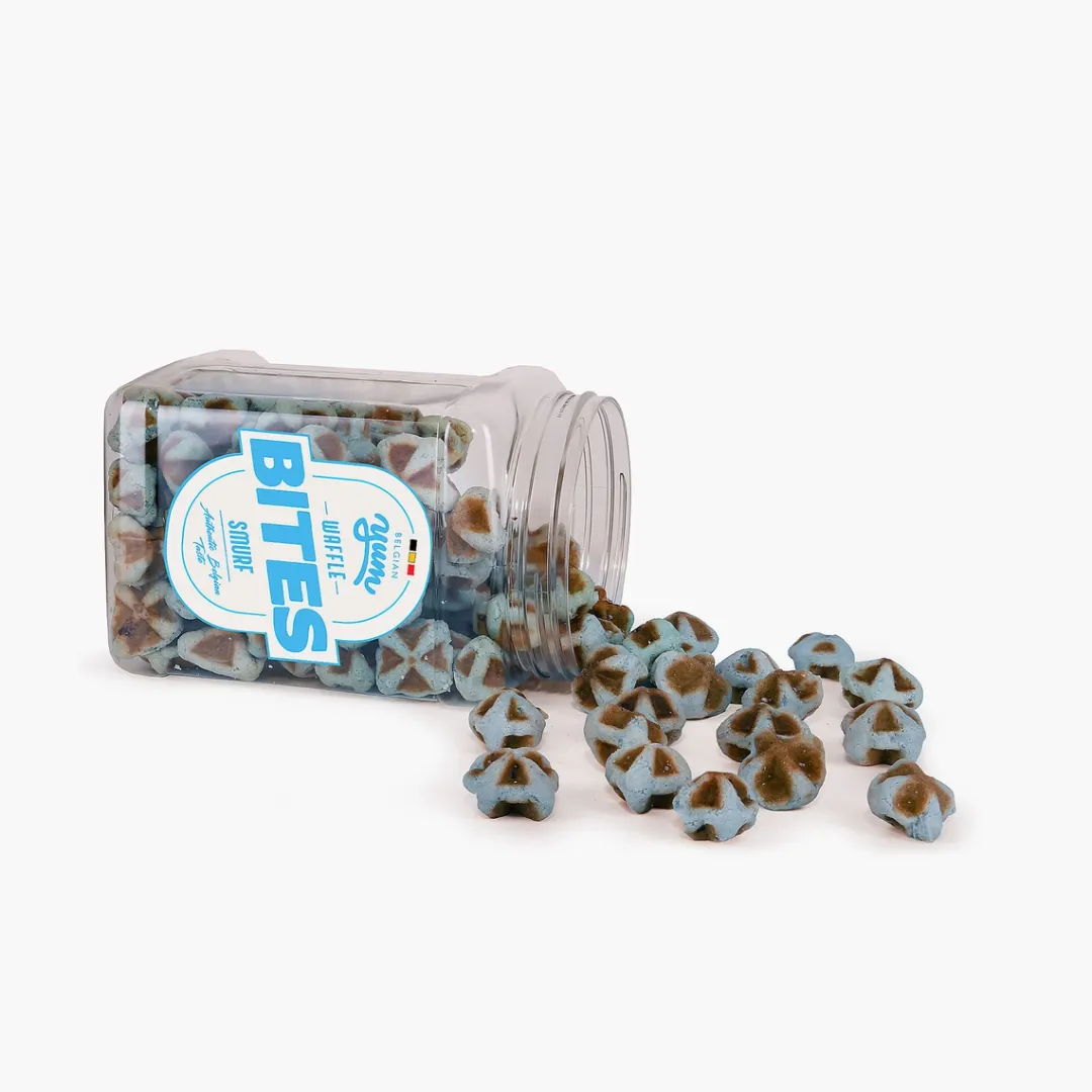 Belgian Waffle Bites 25oz – Smurf