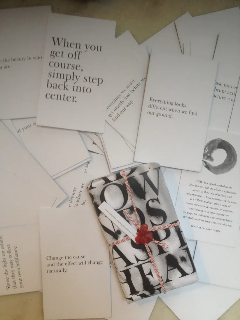 Enso Contemplation Cards