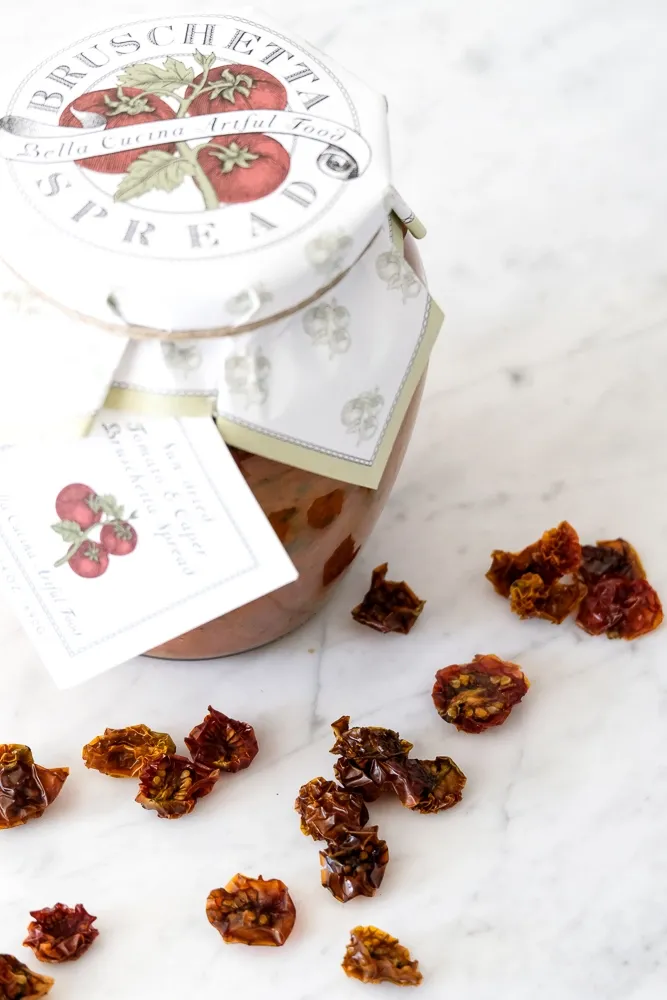 Sun-dried Tomato & Basil Bruschetta Spread