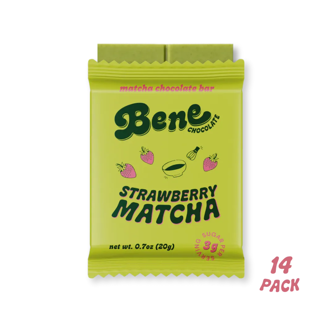 Strawberry Matcha Chocolate Bar: Less Stress + Better Focus variant
