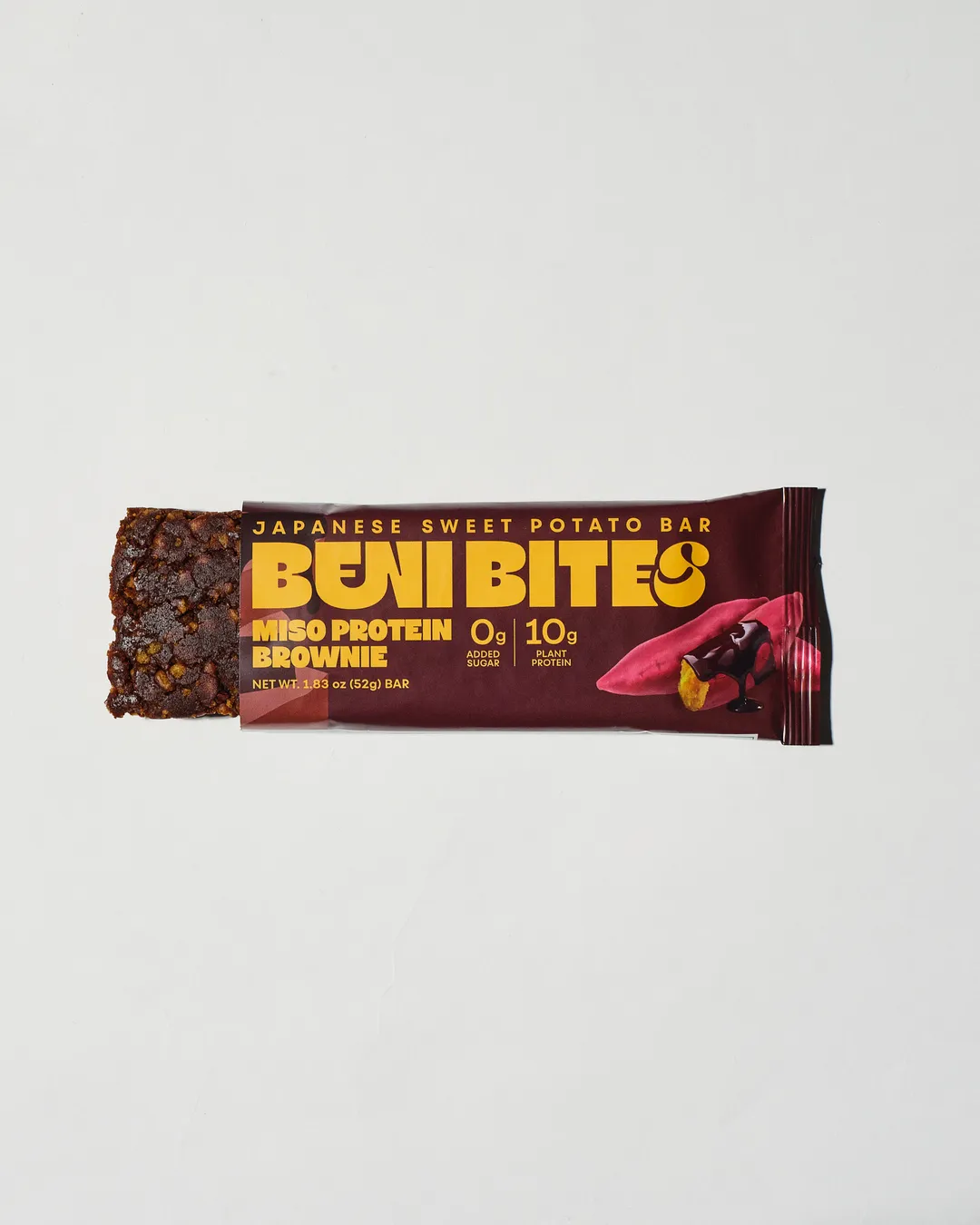 Benibites - Japanese Dried Sweet Potato Bar Miso Brownie