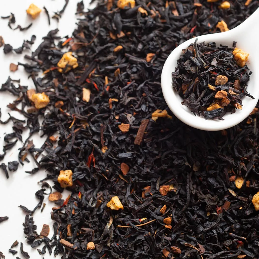 Cinnamon Apple Black Tea - Organic Premium Loose Leaf  3.5oz