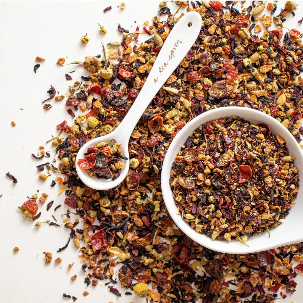 Cranberry Orange Herbal Tea - Organic Loose Leaf- Fall and Winter