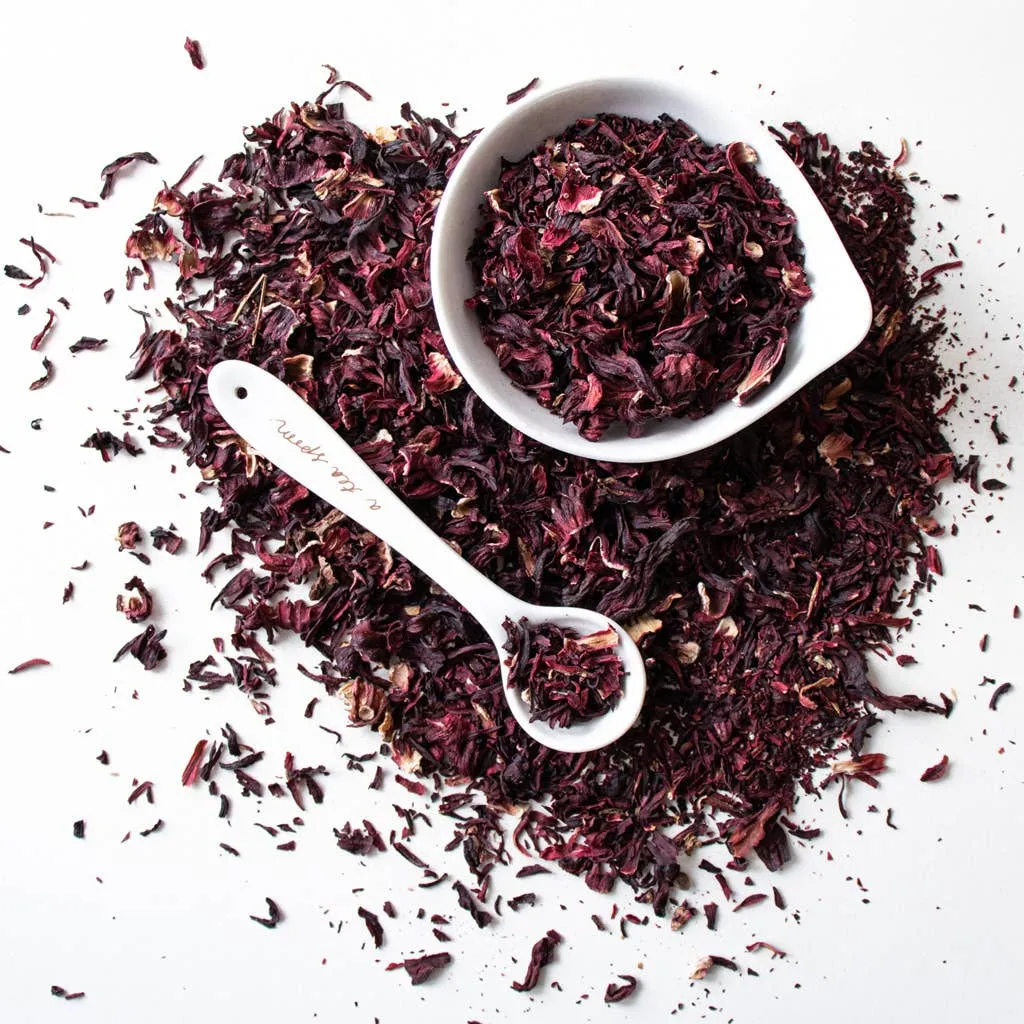 Hibiscus Flower Herbal Tea - Organic Loose Leaf - 3.5 oz 
