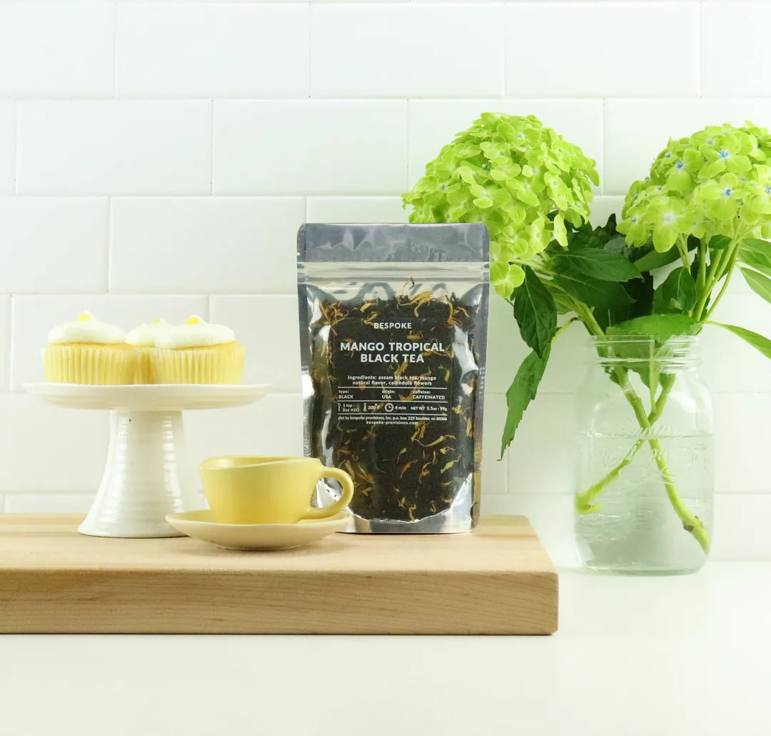Mango Tropical Black Tea - Premium  Loose Leaf - 3.5 oz 