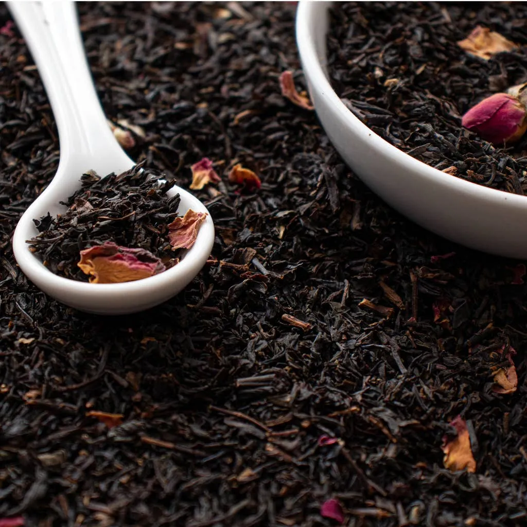 Vanilla Rose Black Tea - Premium Loose Leaf - 3.5 oz 