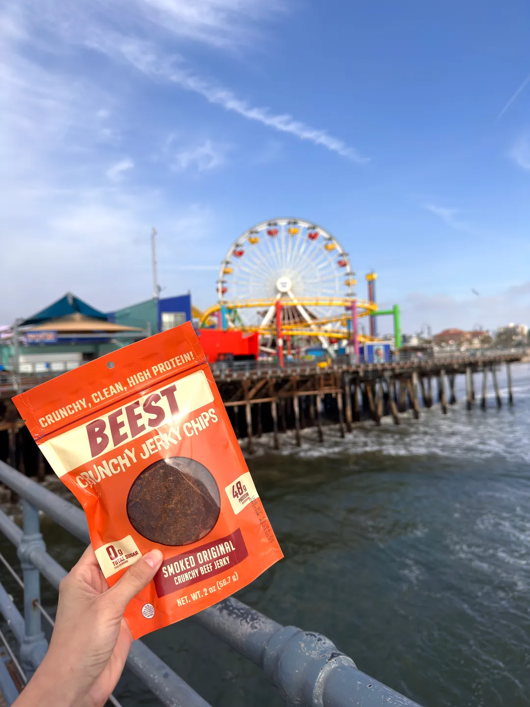 Crunchy Beef Jerky Chips – Smoked Original