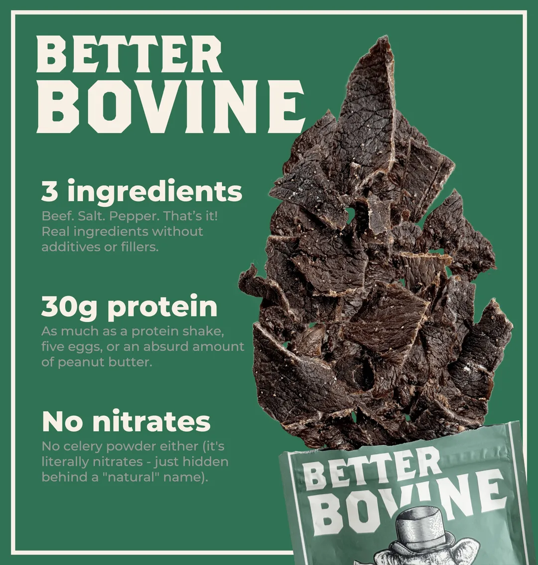 100% Grassfed Beef Jerky