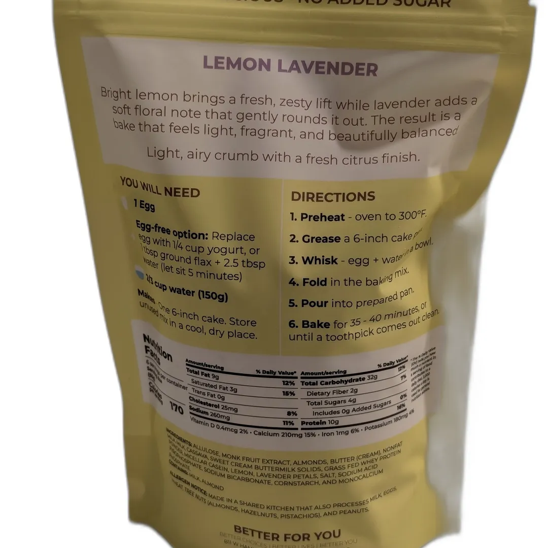 Lemon Lavender Baking Mix