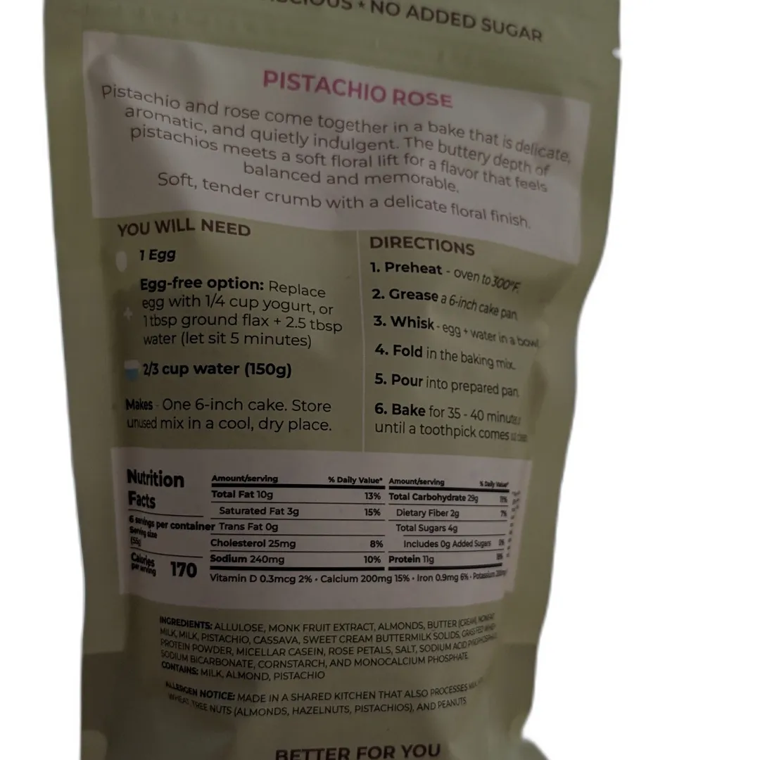 Pistachio Rose Baking Mix