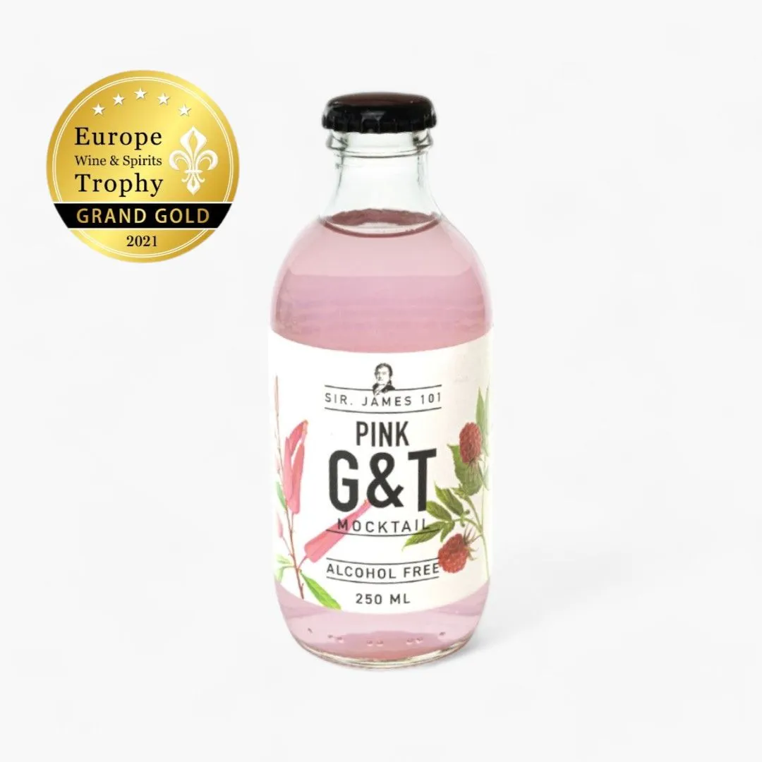 Sir. James 101 Alcohol-Free Pink Gin Tonic