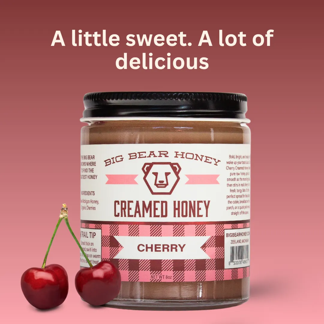 Cherry Creamed Honey - 8oz
