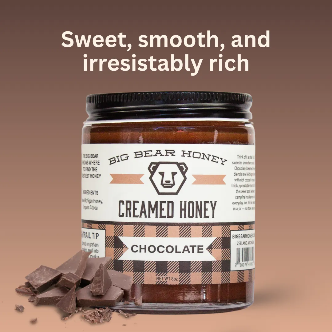 Chocolate Creamed Honey - 8oz
