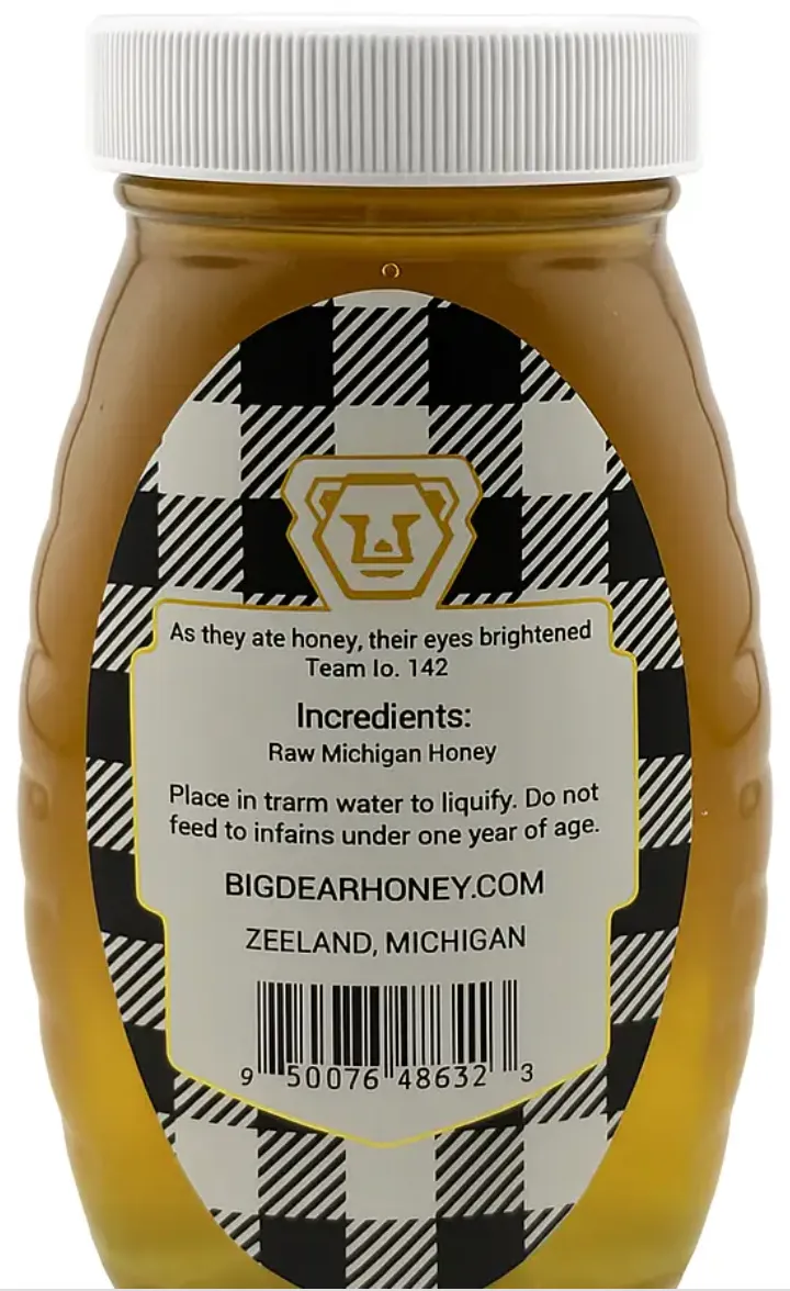 Classic Honey Jar 8 oz