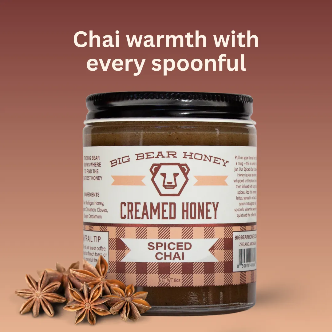 Spiced Chai Creamed Honey - 8oz
