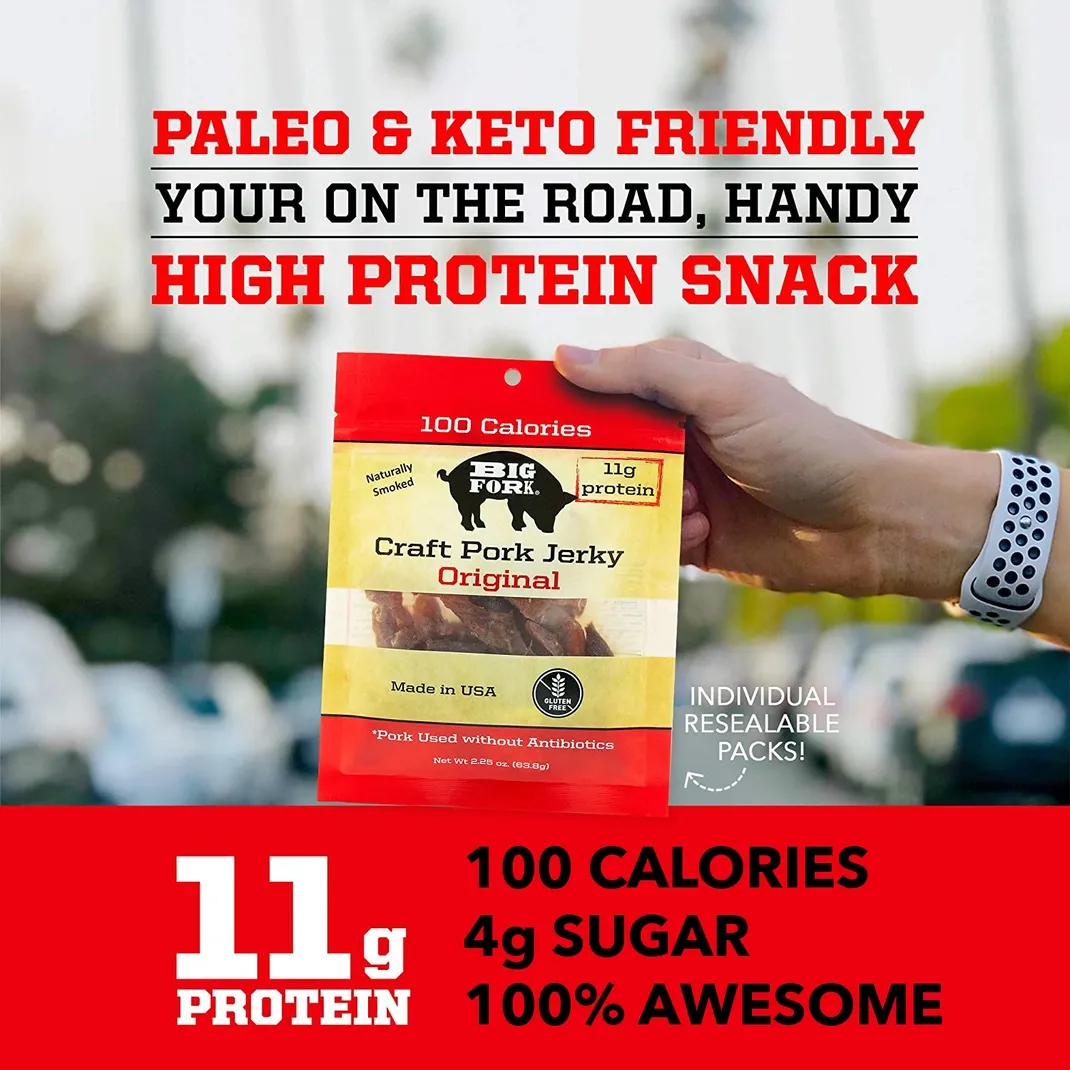 Craft Pork Jerky - Original - 8 X 2.25 oz. Bags