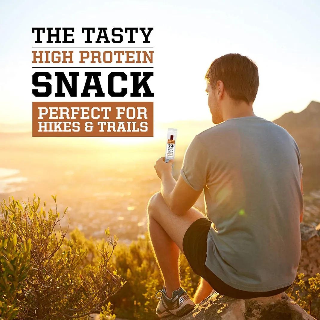 Craft Pork Snack Stick - Maple & Pepper - 80 Sticks