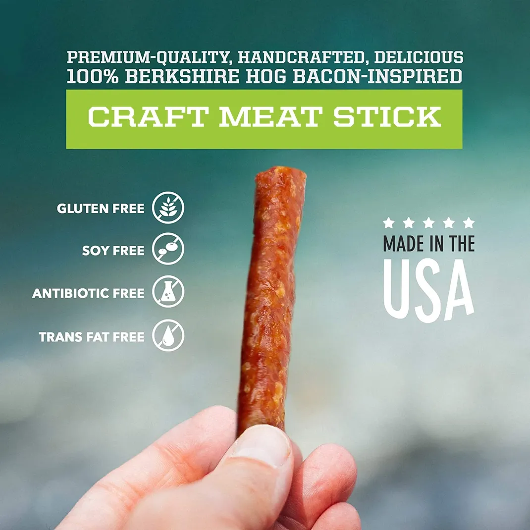 Craft Pork Snack Stick - Thai Green Curry - 20 Sticks