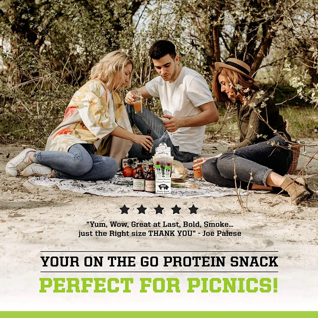 Craft Pork Snack Stick - Thai Green Curry - 20 Sticks