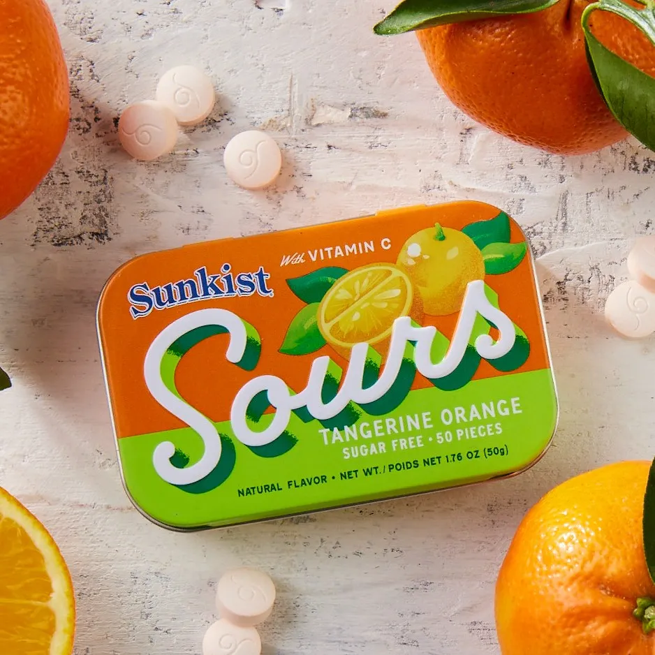 Sunkist Sours with Vitamin C - Tangerine/Orange 48 ct