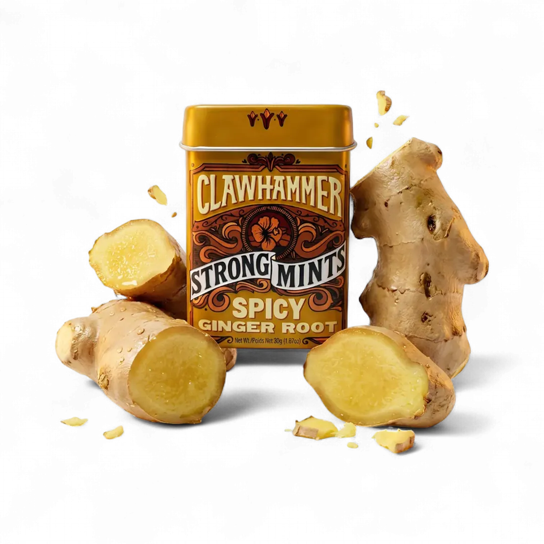 Clawhammer Strong Mints - Spicy Ginger Root 48 ct