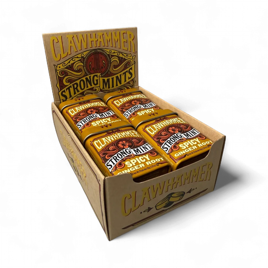 Clawhammer Strong Mints - Spicy Ginger Root 48 ct