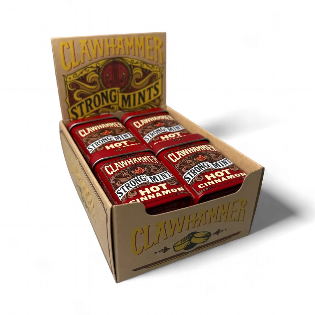 Clawhammer Strong Mints - Hot Cinnamon 48 ct