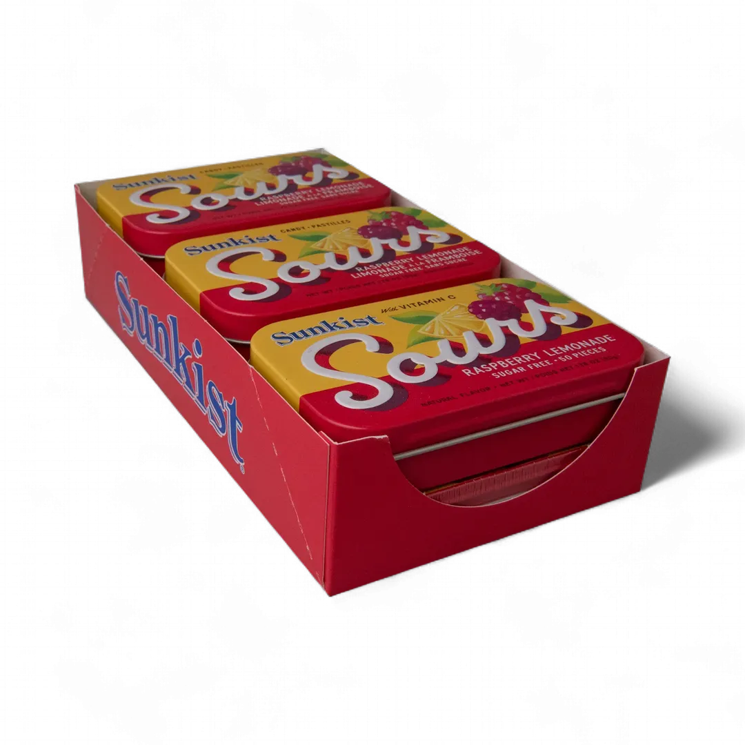 Sunkist Sours with Vitamin C - Raspberry/Lemonade 48ct