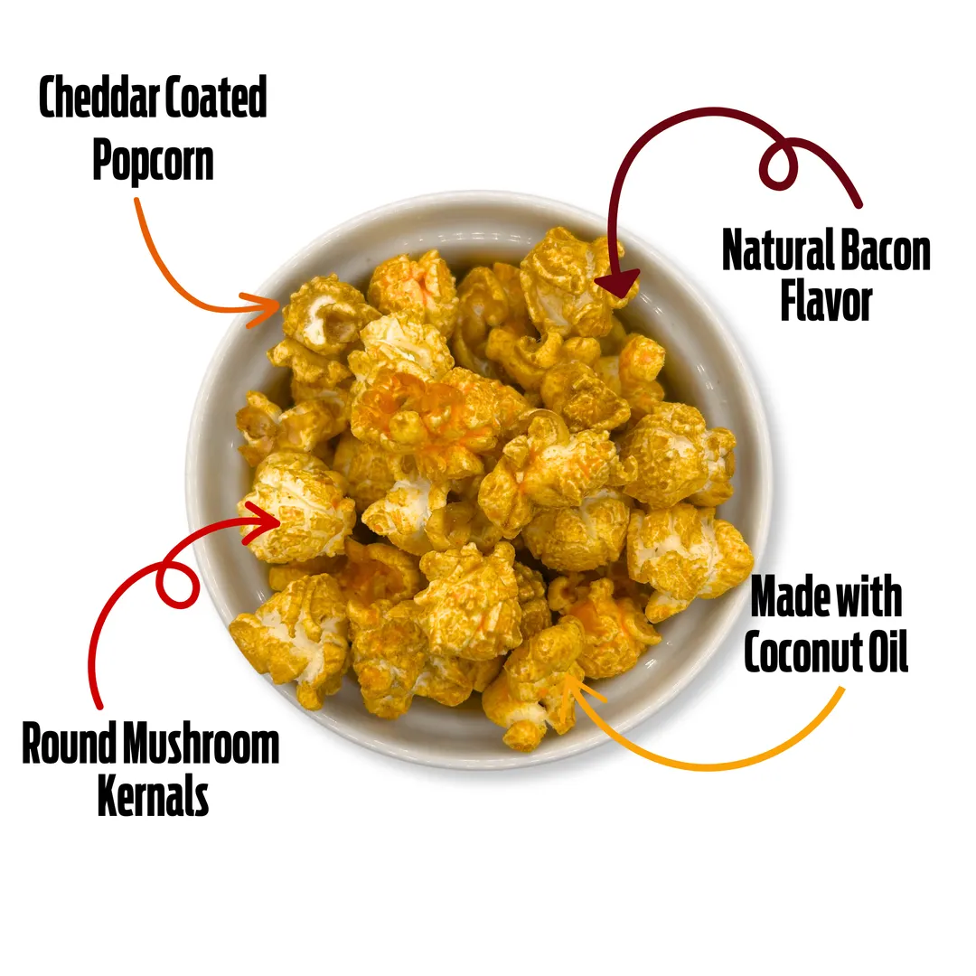 Bacon Cheddar Gourmet Popcorn
