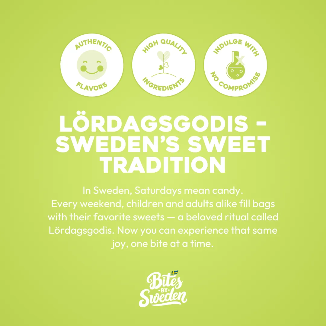 Swedish Candy Sour Rush Mix - Bites By Sweden 