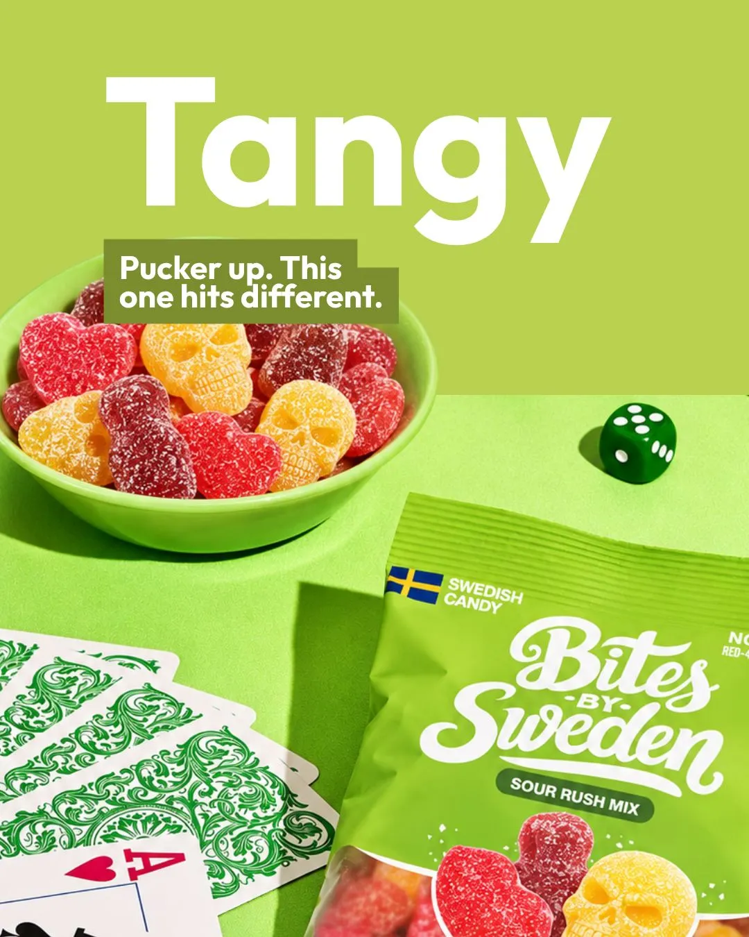 Swedish Candy Sour Rush Mix - Bites By Sweden 