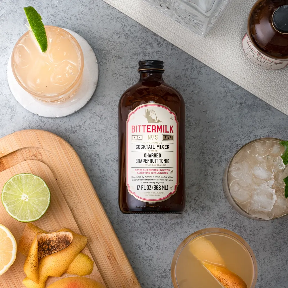 Bittermilk No.5 - Charred Grapefruit Tonic with Sea Salt