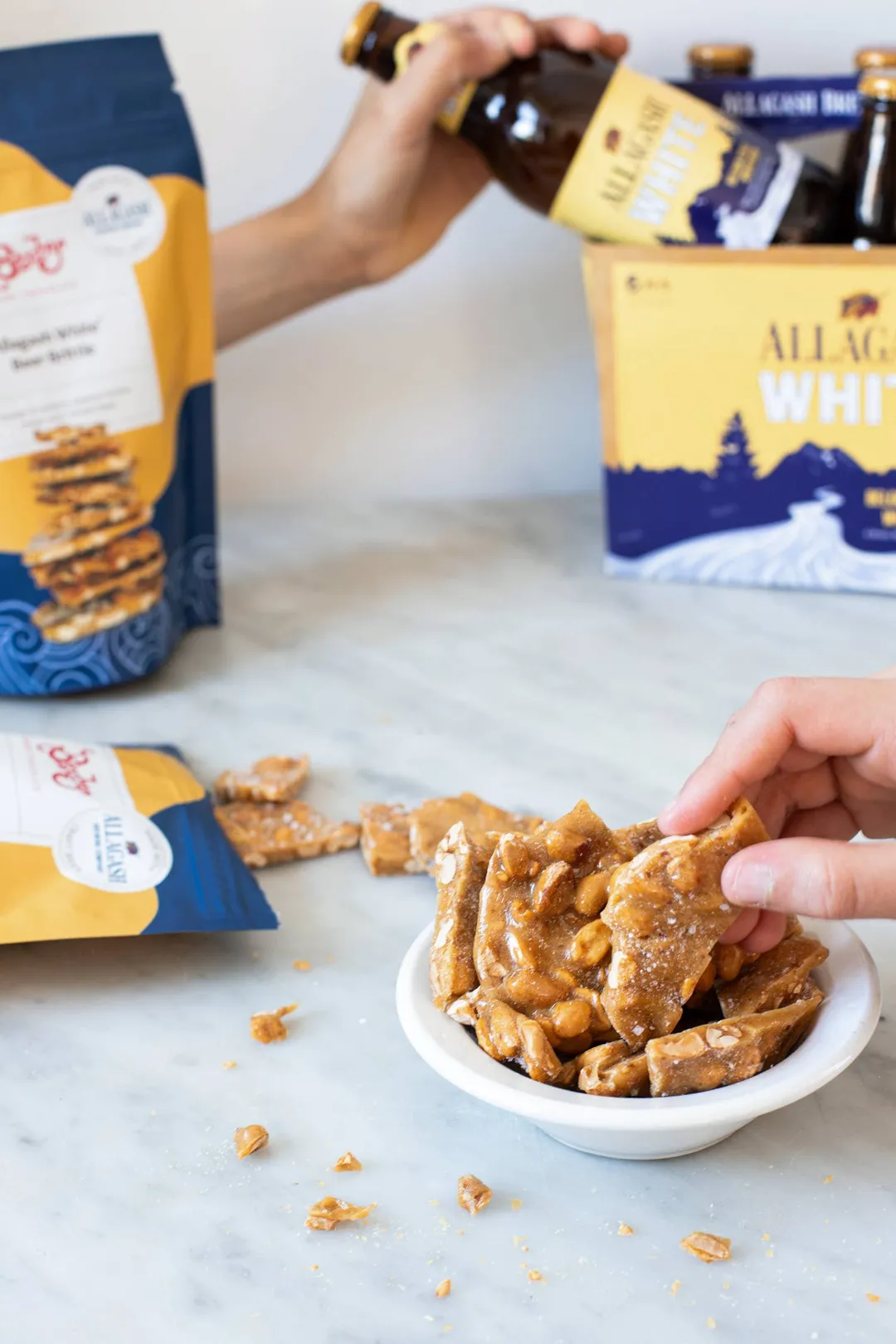 Allagash Beer Brittle - plain peanut