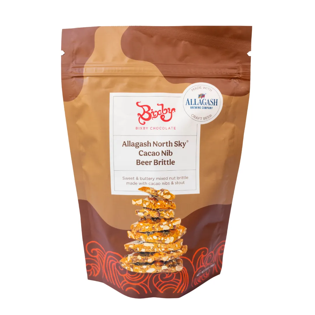 Allagash Beer Brittle - tree nut nib