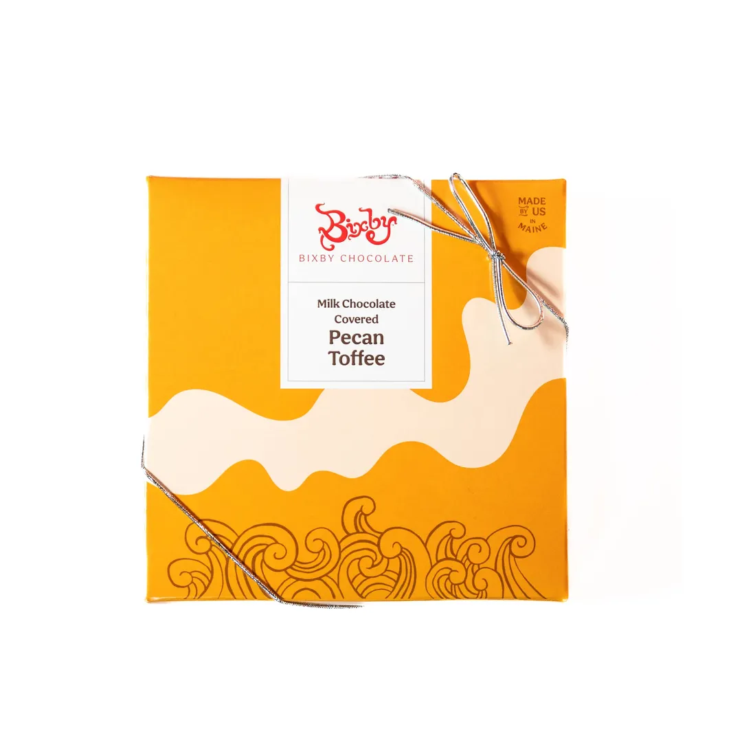Milk Chocolate Toffee Gift Box - Pecan (1/2 lb)