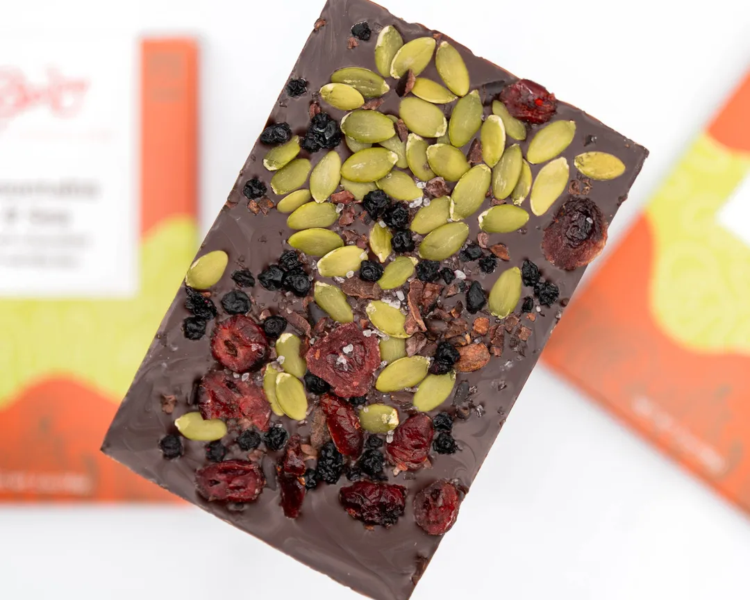 Mountains + Sea Trail Mix 70% Dark Chocolate Bar