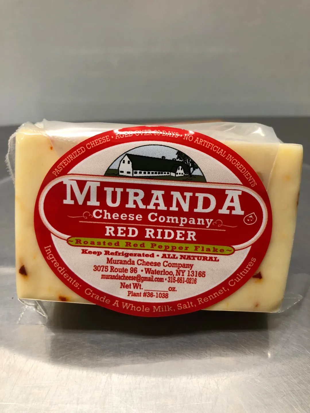 Red Rider Roasted Red Pepper Cheddar Cheese