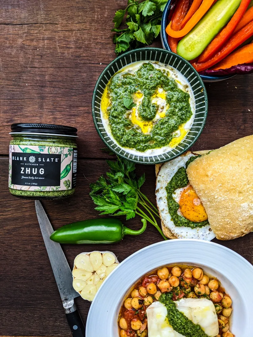 Zhug - Herby Hot Sauce (Middle Eastern Chimichurri)
