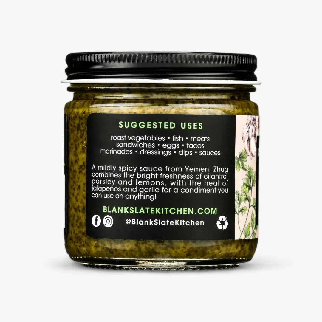 Zhug - Herby Hot Sauce (Middle Eastern Chimichurri)