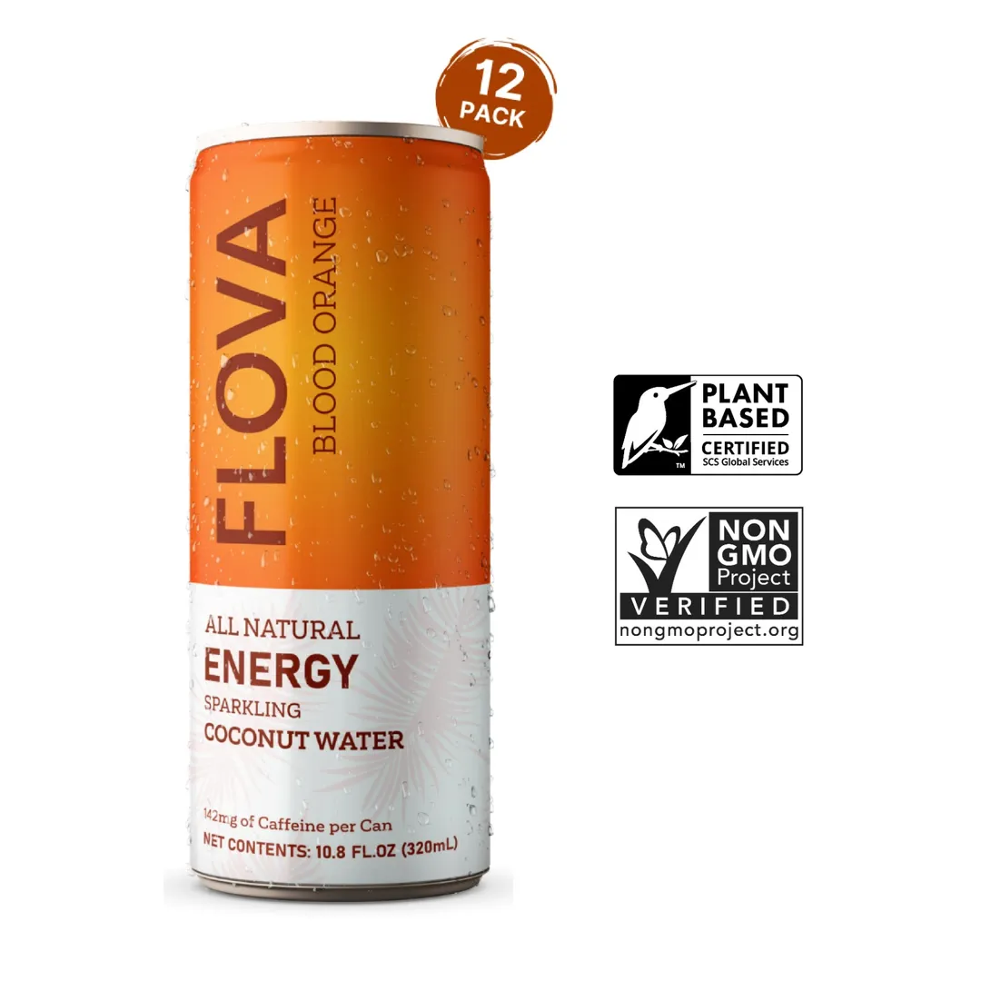 Coconut Water Energy Drink Blood Orange