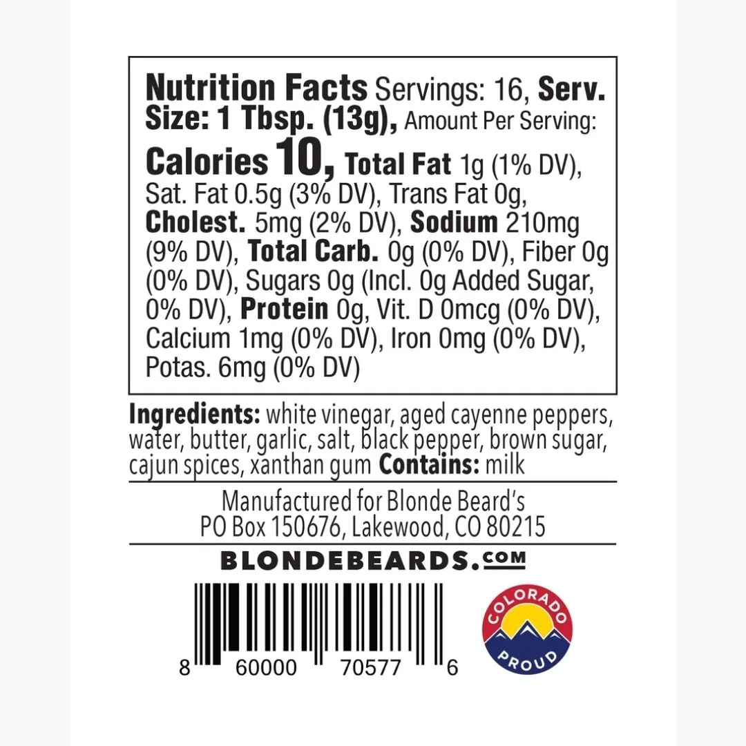 Black Magic Buffalo Sauce (8 fl. oz.)